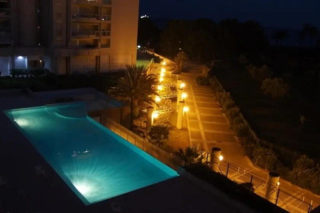"T2 "Antibes Les Pins 3" Air Conditionned Sea View With Parking And Pool" Lägenhet Exteriör bild