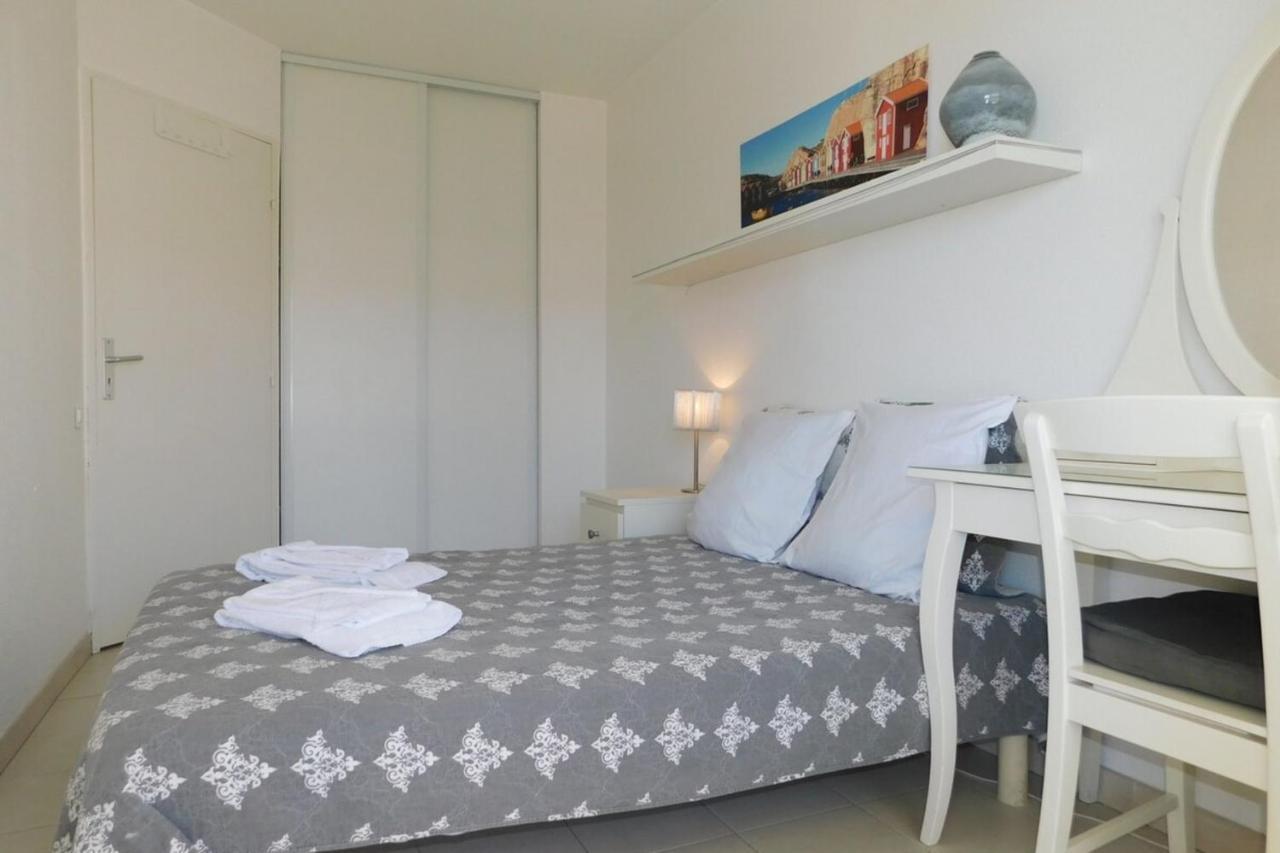 "T2 "Antibes Les Pins 3" Air Conditionned Sea View With Parking And Pool" Lägenhet Exteriör bild